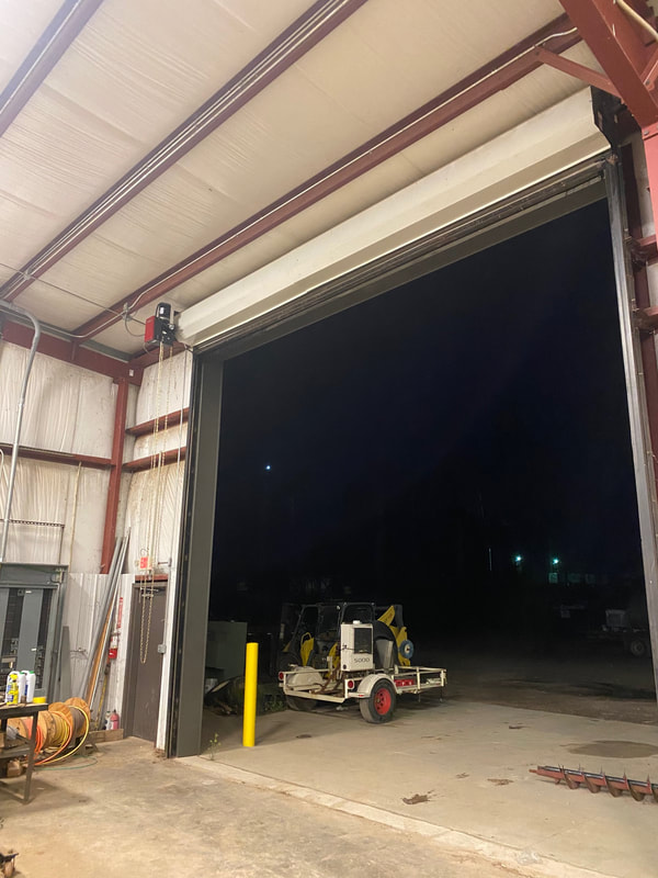 Commercial Garage Door Opener Service Installs Repairs Company Charlotte NC Matthews NC Indian Trail Monroe NC