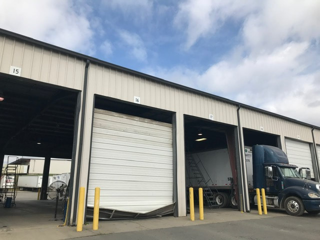 Commercial Semi Truck Garage Door Service Installs Repairs Company Charlotte NC Matthews NC Indian Trail Monroe NC